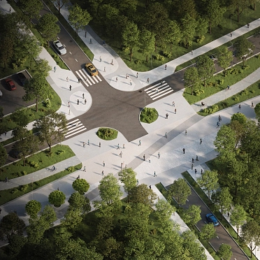 Зеленые пространства как зона конфликта. Примиряем интересны пешеходов и мобильных пользователей